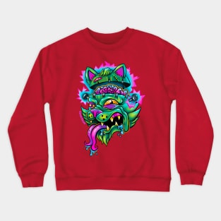 Frankenstein cat Crewneck Sweatshirt